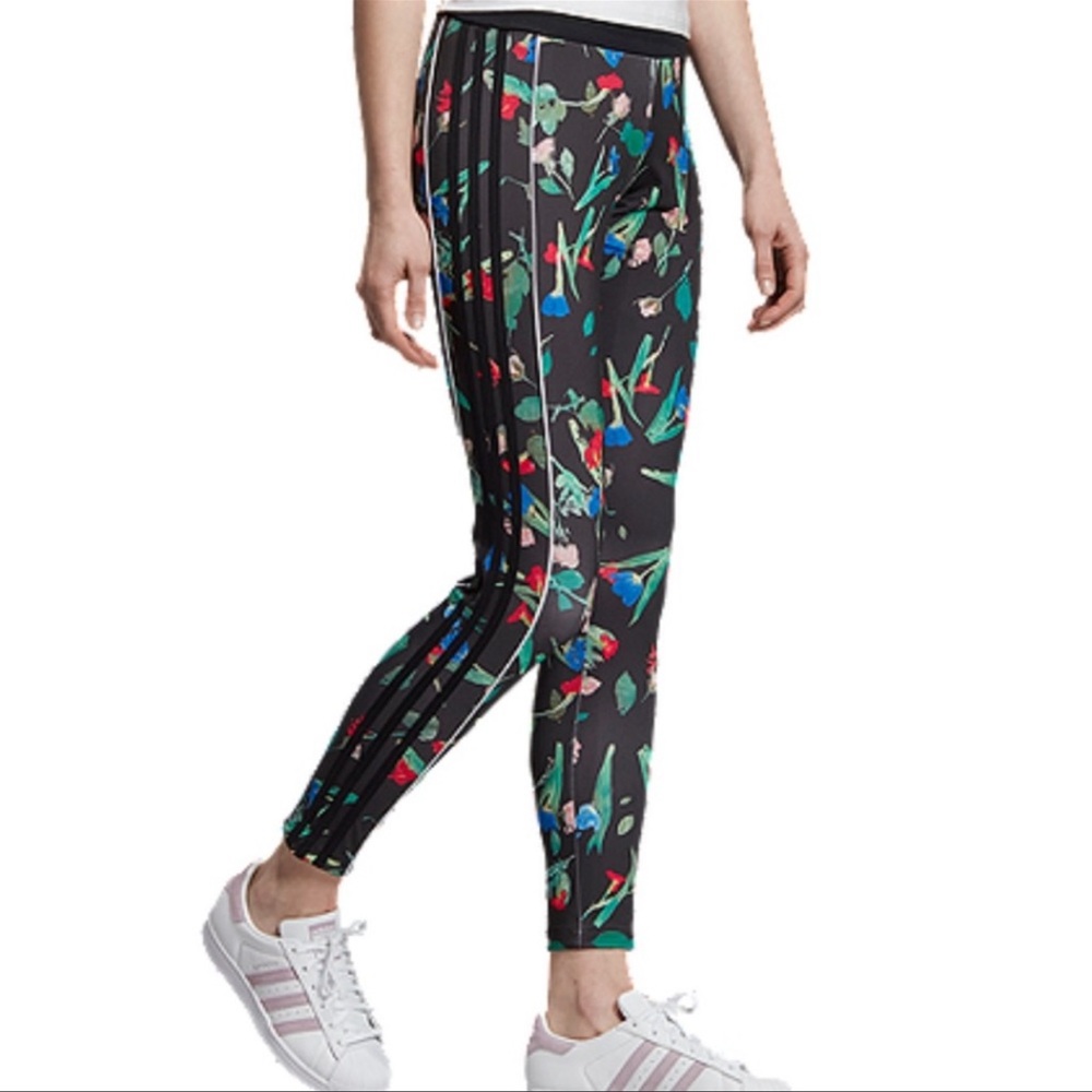 Adidas Floral Leggings - Picture 3 of 9